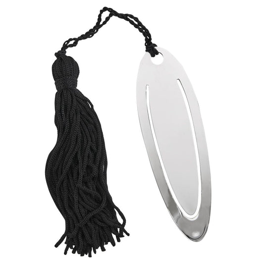 Oval Shaped Bookmark With Tassel-0