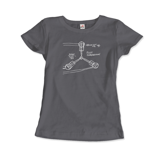 Flux Capacitor Sketch from Back to the Future T-Shirt-10